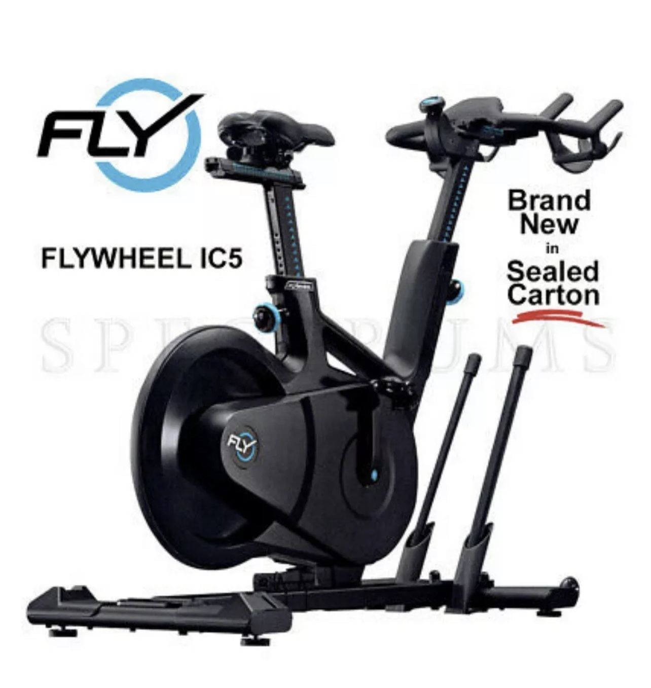 FlyWheel IC5 Stationary Exercise Bike IC-FWIC5B1-01 Brand New With Tablet!