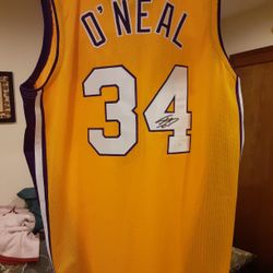 SHAQ autographed jersey