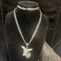 Cuban Saint Michael Pendent 925