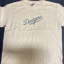 white dodger shirt