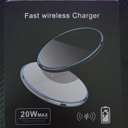 Fast Wireless Charger 20W Max – Wireless Charging Pad for iPhone, Samsung, Android