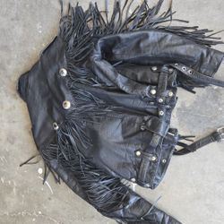 Used Leather Jacket Medium