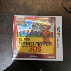 Super Mario Maker 3DS New Sealed