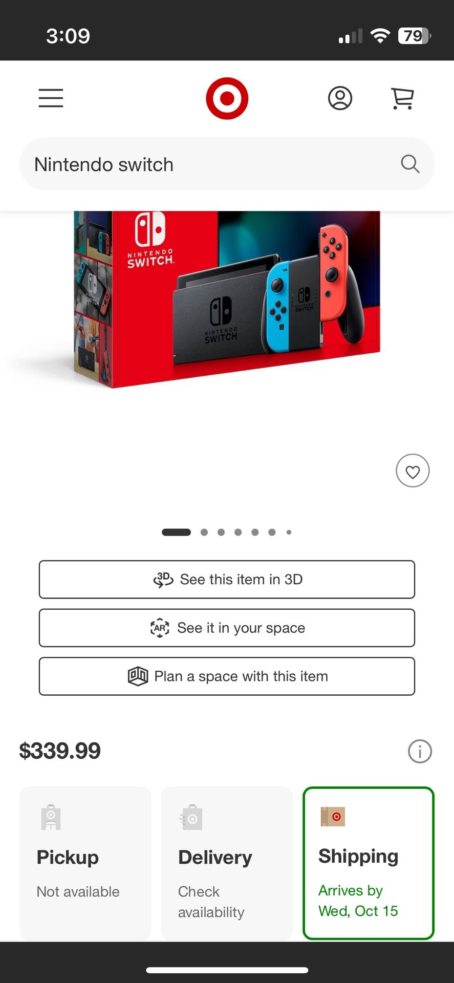 Red Blue Nintendo Switch