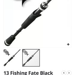13 fishing Fate Black, 7’1 Medium Power 