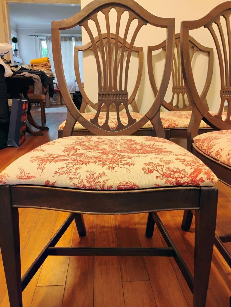 4 Antique Dining Room Chairs For Sale