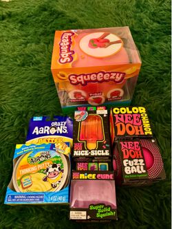 6 Needoh, Sunny Days, & Crazy Aaron’s Lot Squishy Toy