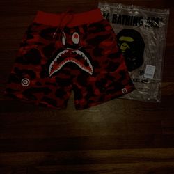 Red Bape Shorts 