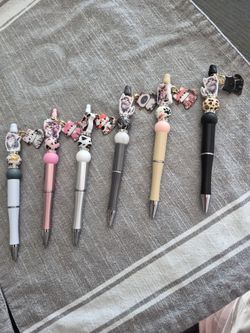 Cute kitty cat pens. Handmade.