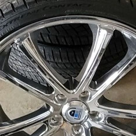 22in Asanti with brand new Continental Extreme Contact All-Season tires