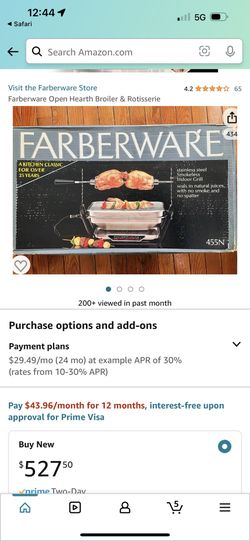 Farberware Electric Broiler & Rotisserie