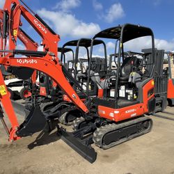 2022 Kubota KX018-4 Mini Excavator, ONLY 406 HOURS!
