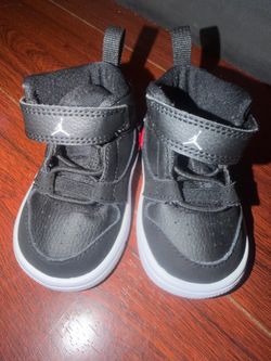 Black Jordan baby shoes