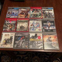 12 PS3 PlayStation Video Games All For $50