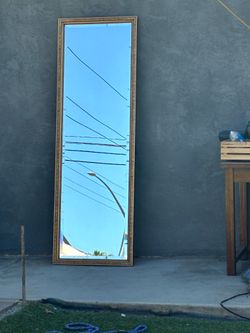 Full length Gold mirror-Great condition.
