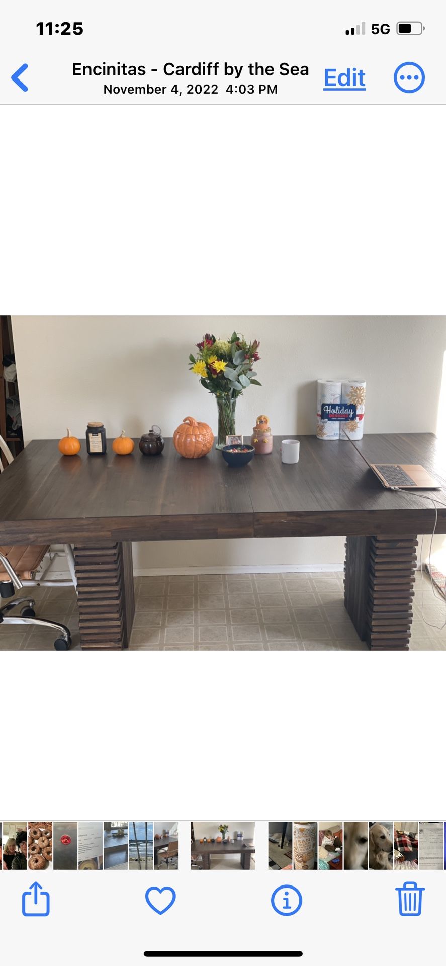 kitchen dining table