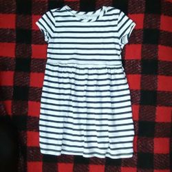 Girls 5T Striped Dress