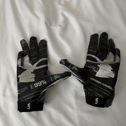 Under Armour football gloves