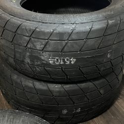2 Drag Radials- M&H Race Master Drag Radial Race Tires Size Is 275/50/17