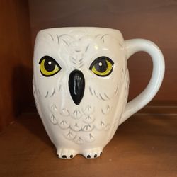 Harry Potter Hedwig Owl Mug Cup Ceramic Fantasy Magic Figural Collectable