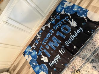10th Birthday Banner