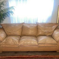 Leather Couch With Pullout Bed