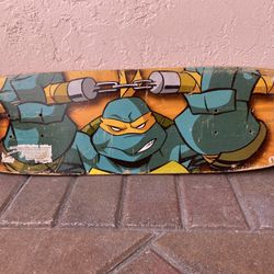 Rare 2003 Michelangelo TEENAGE MUTANT NINJA TURTLES Skateboard