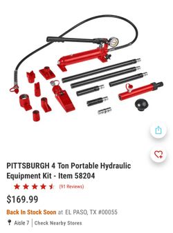 Hydraulic Equipment Kit