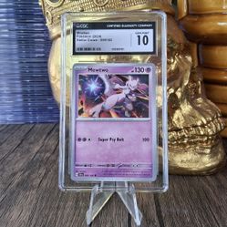 POKÉMON CARD MEWTWO STELLAR CROWN - CGC GEM MINT 10