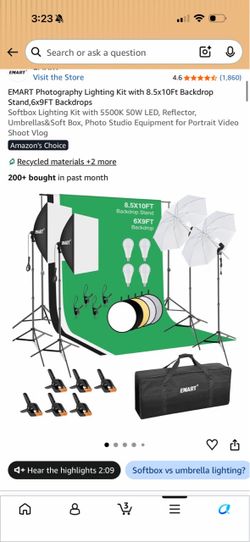 EMART Photography Lighting Kit