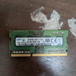 Samsung 4GB 1RX8 PC3L-12800S-11-13-B4 Laptop Memory M471B5173EB0-YK0