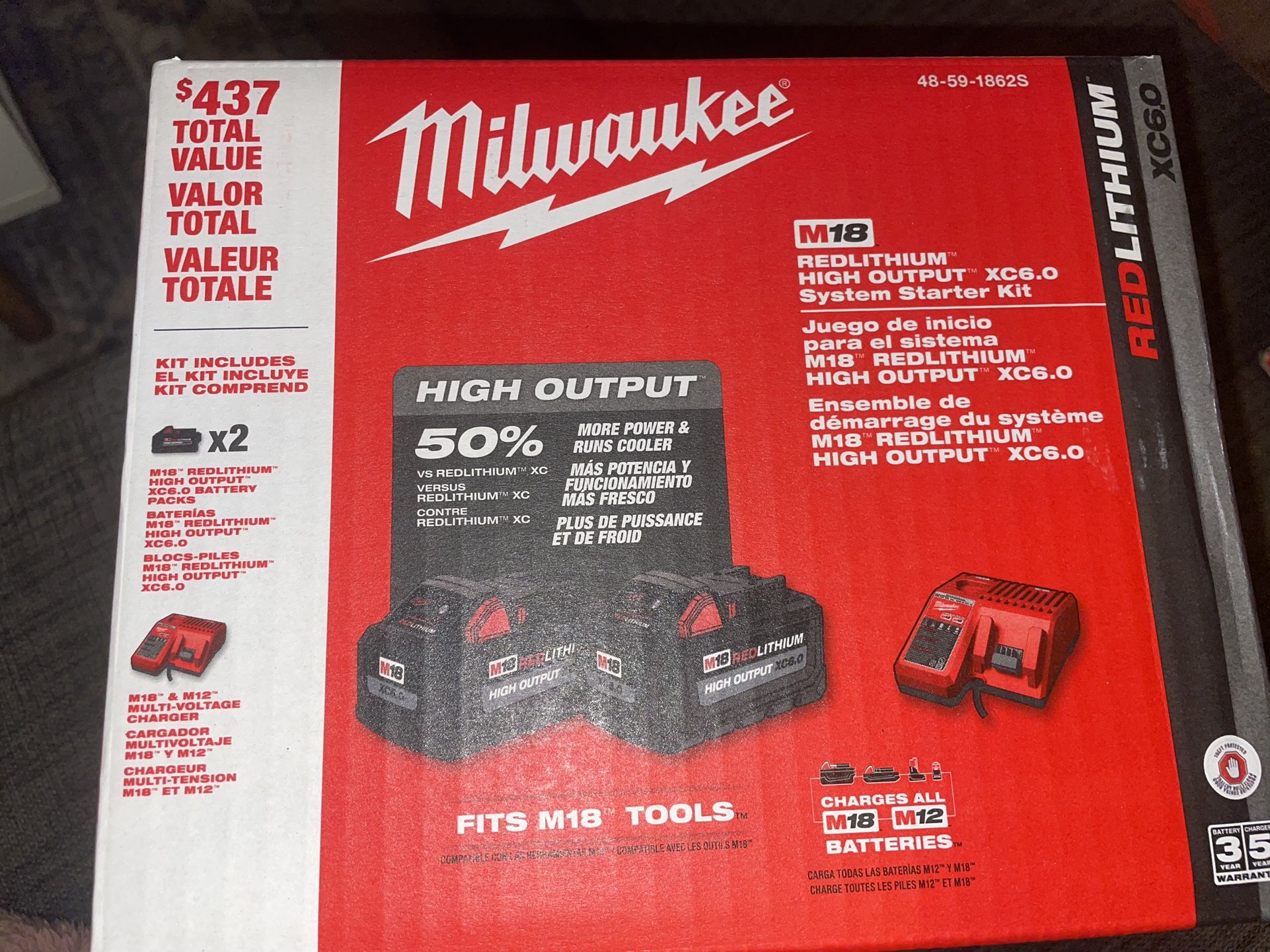Milwaukee M18 6.0 Batteries