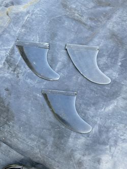 FCS 1 Fins, Future Fins Softtop Fins And Leash