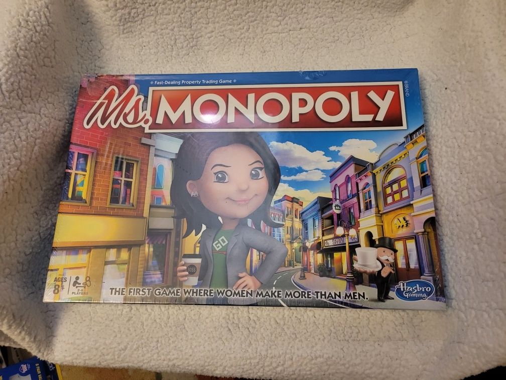 Ms. Monopoly Board Game New Sealed Hasbro