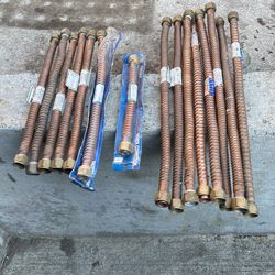 16 ea NEW  Water Heater 3/4 Inch Flex Copper Connecters