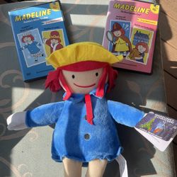 MADILINE  STUFFED DOLL AND DVDS 