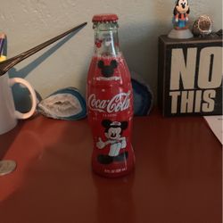 Antique Coca-cola Bottle Mickey Edition 