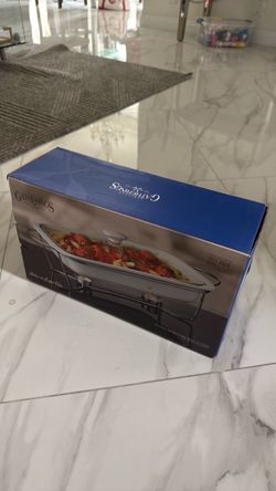 Procelain 2qt Rectangle Baker on Stand