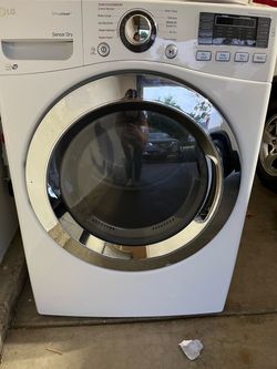LG TrueSteam Sensor Dry Front Load Dryer and washer