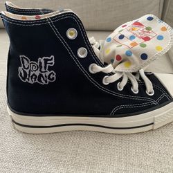 Converse Golf Wang Black And Yellow High Top Sneakers 