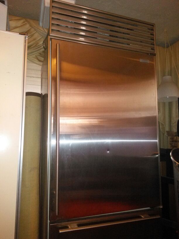 Sub Zero stainless steel refrigerator model# 650
