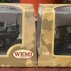 Wemi collectible vehicles Military Collection