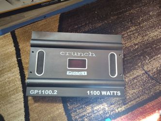 1100 watt crunch amp,