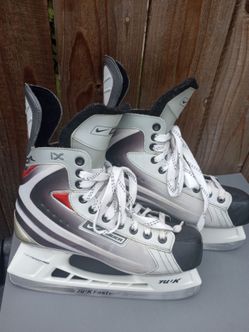 Nike Bauer Vapor IX Ice Hockey Skates Men's 8 Tuuk Light speed Pro Fasteel