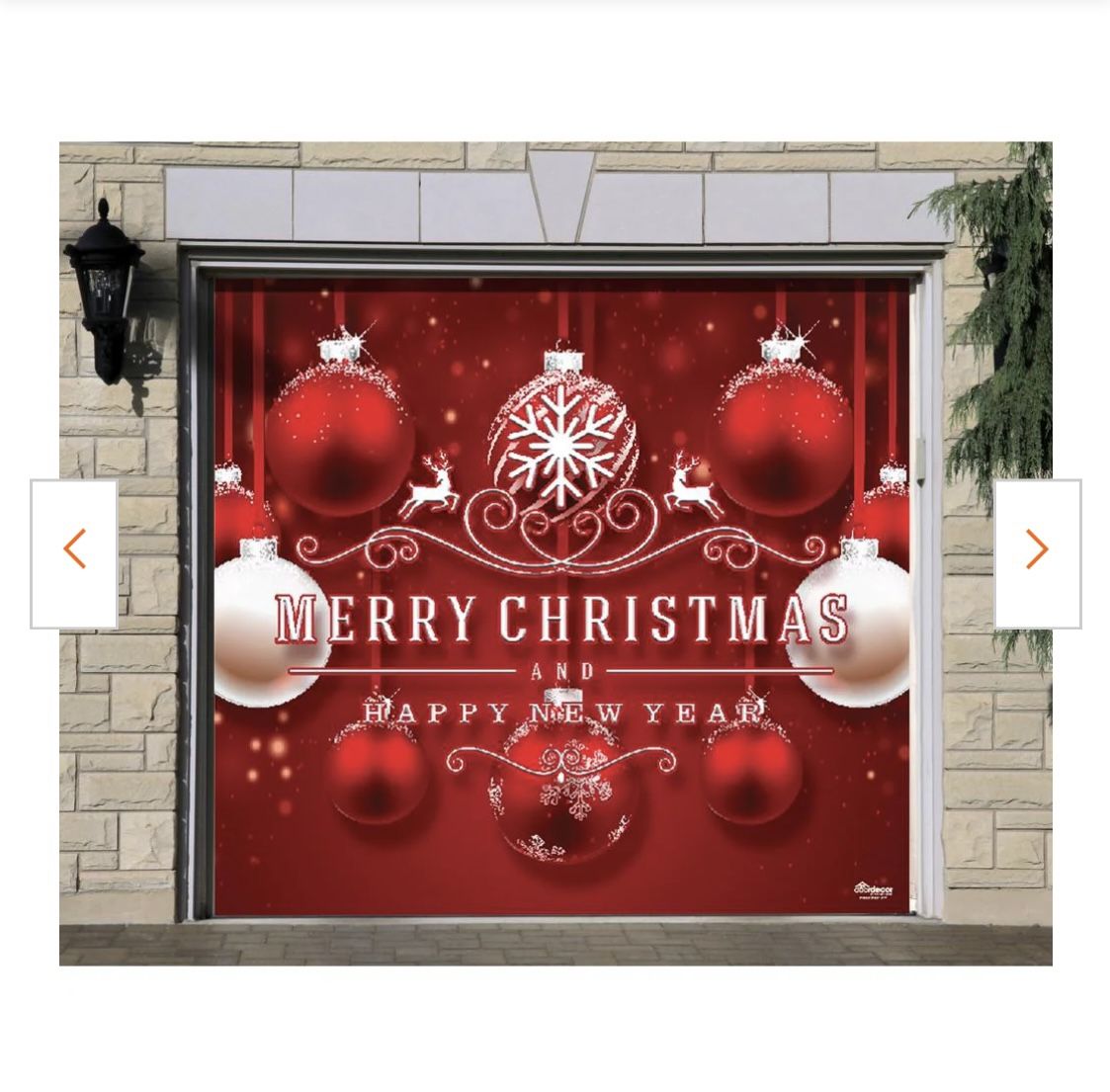 Christmas Garage Door Decoration