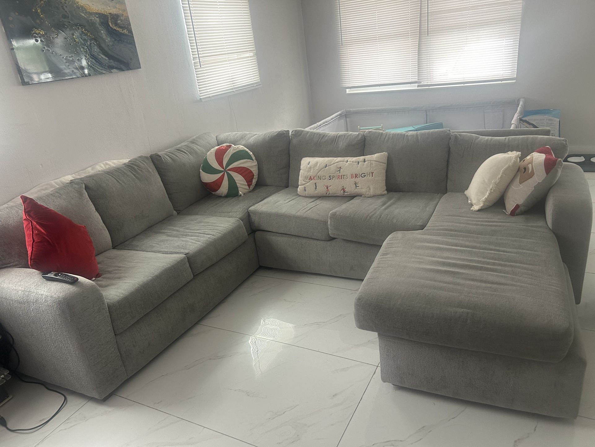 Gray Sofa 