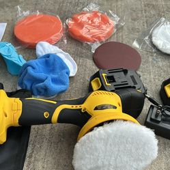 Car Polishing With 2 Battery And Charger Plus Accessories Bran New 