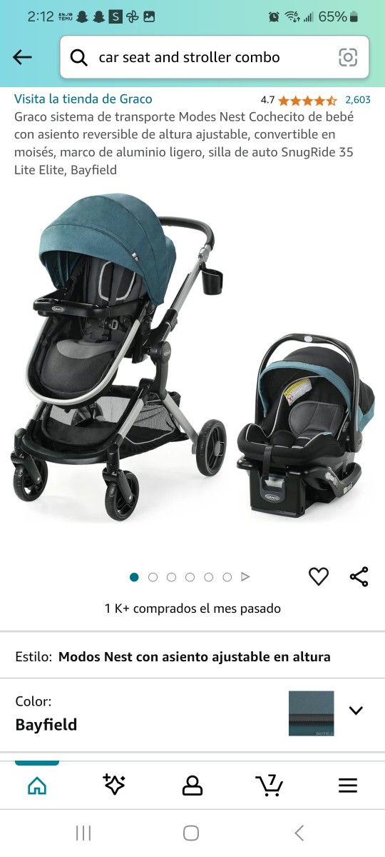 car seat and stroller..........Graco