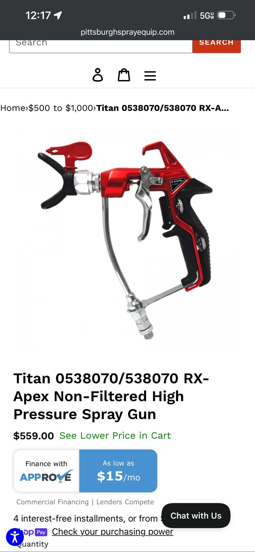 Titan Gun And Hose