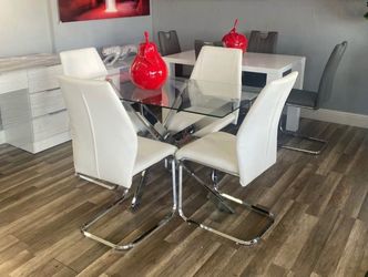 Dining Set . Modern stylish for your home ! - Juego de comedor ¡ Estilo moderno para su hogar !